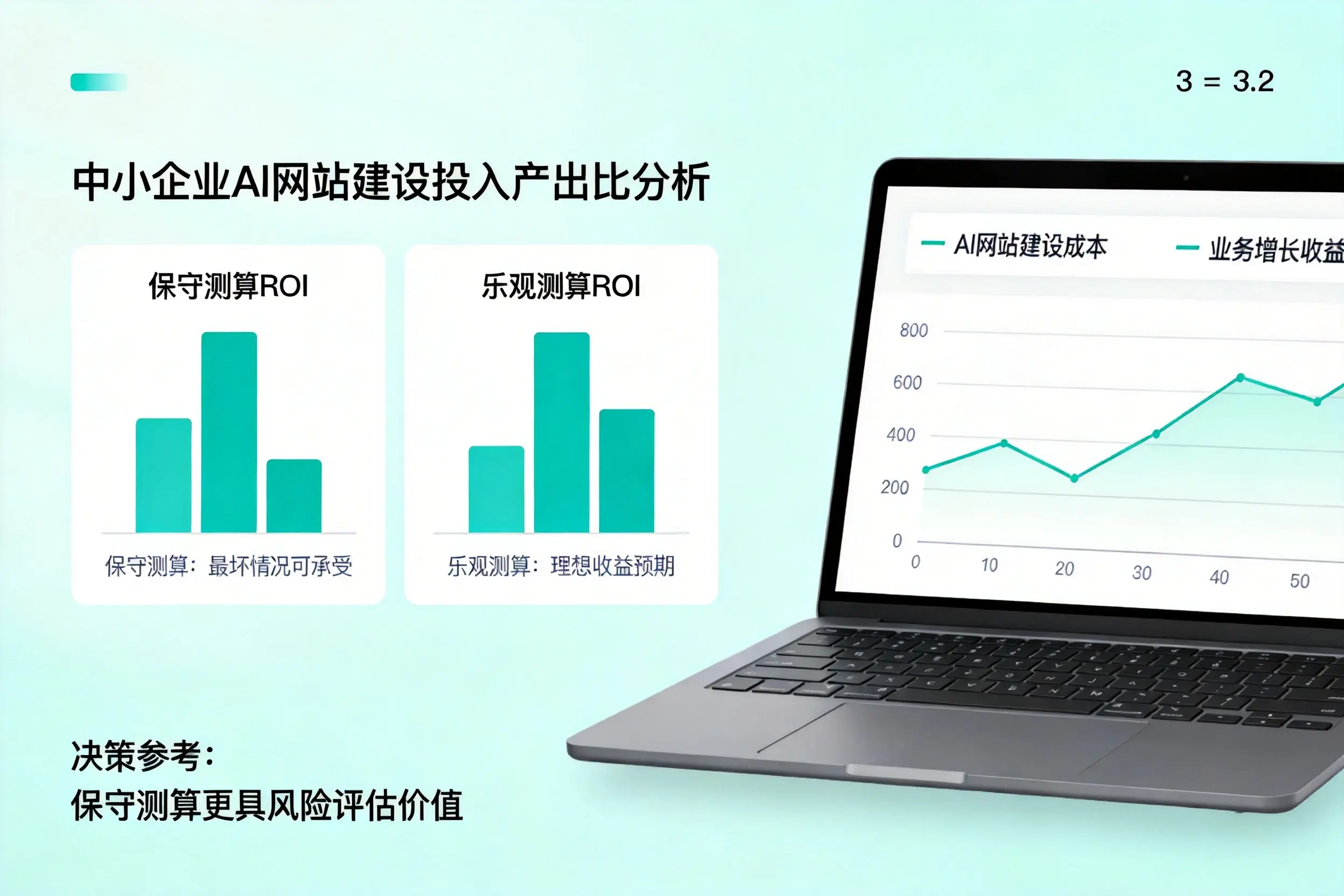 荆门中小企业AI网站建设投入产出比怎么算？先看这份分析