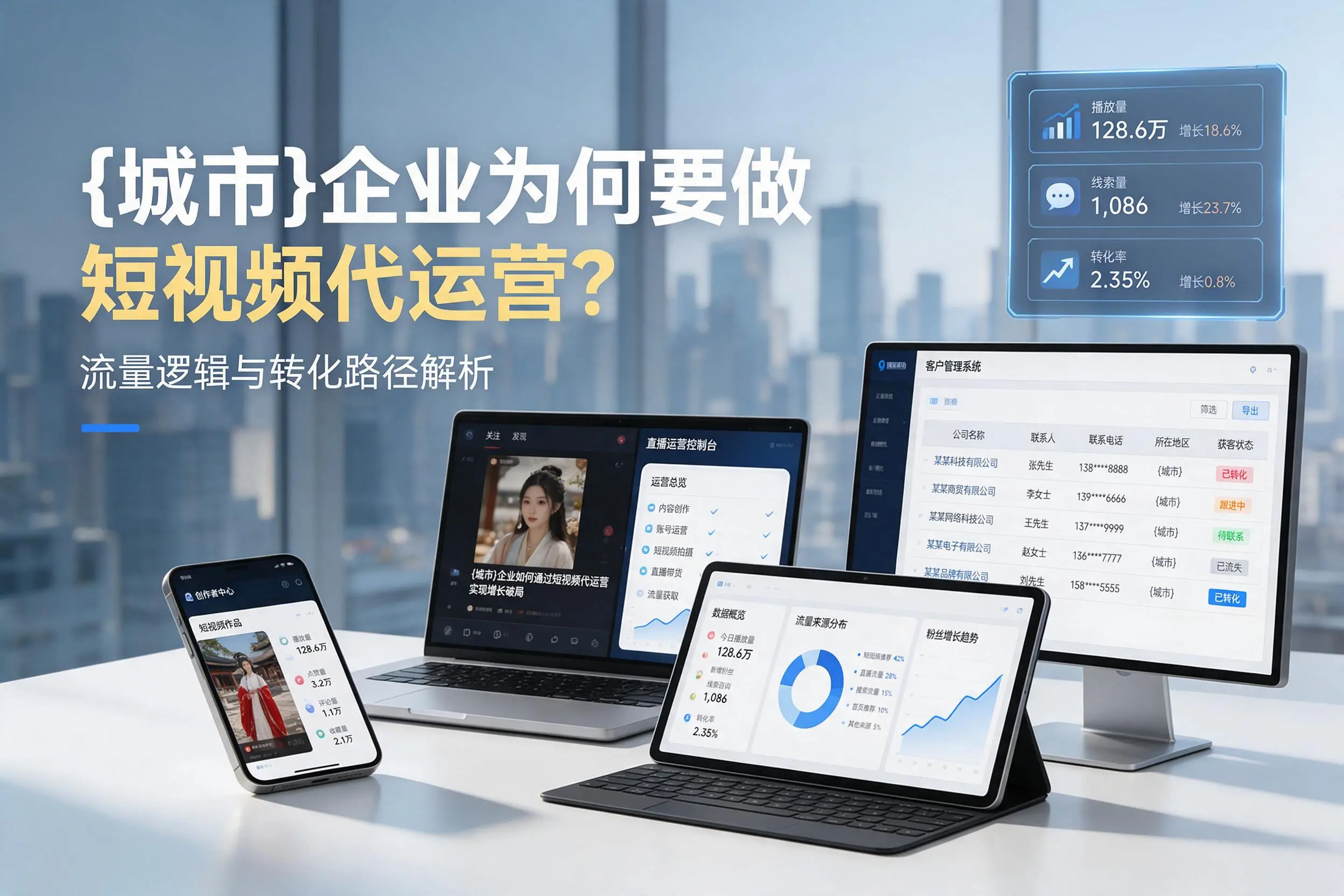 荆门企业为何要做短视频代运营?流量逻辑与转化路径解析