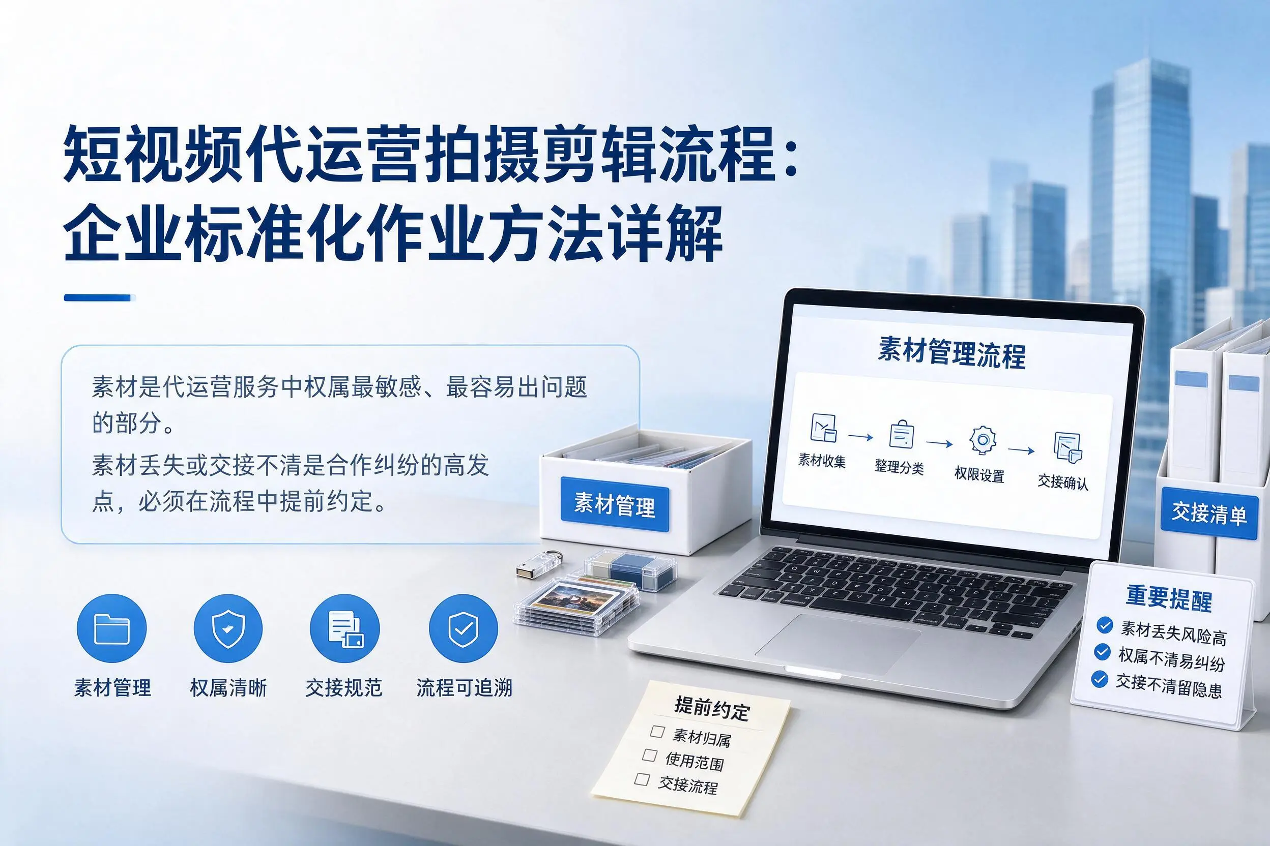 短视频代运营拍摄剪辑流程：荆门企业标准化作业方法详解