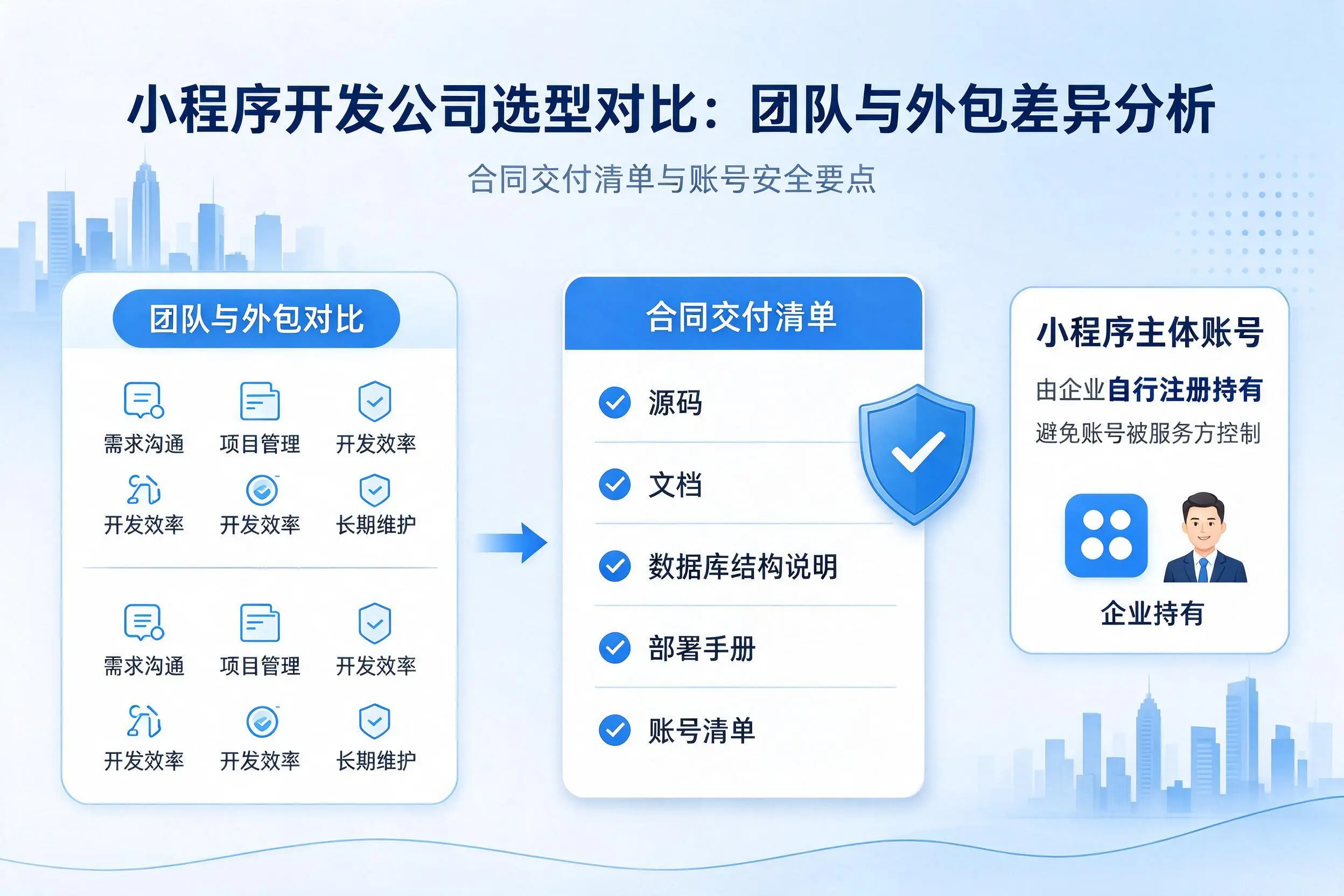 荆门小程序开发公司选型对比:团队与外包差异分析