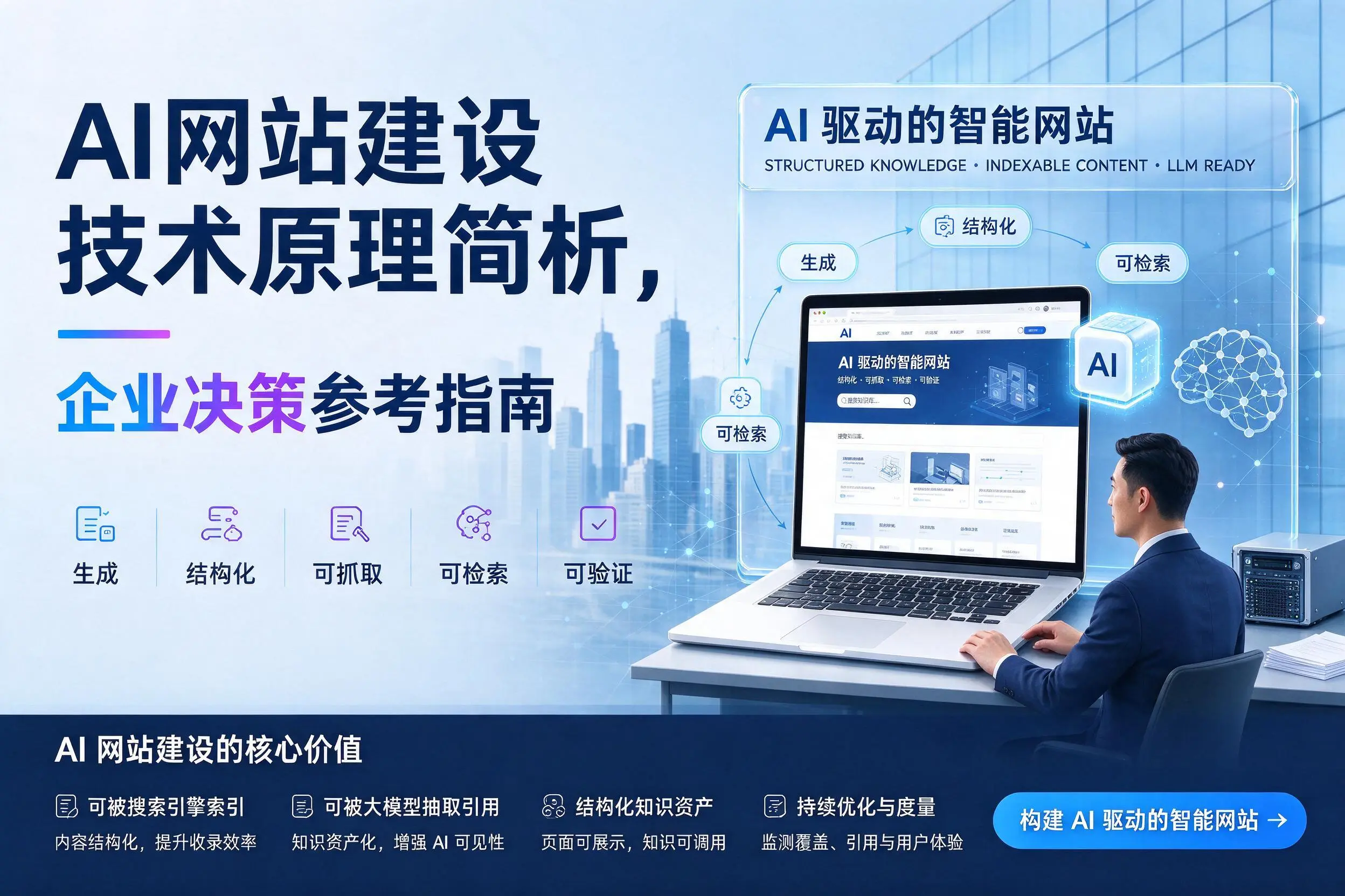 AI网站建设技术原理简析，荆门企业决策参考指南