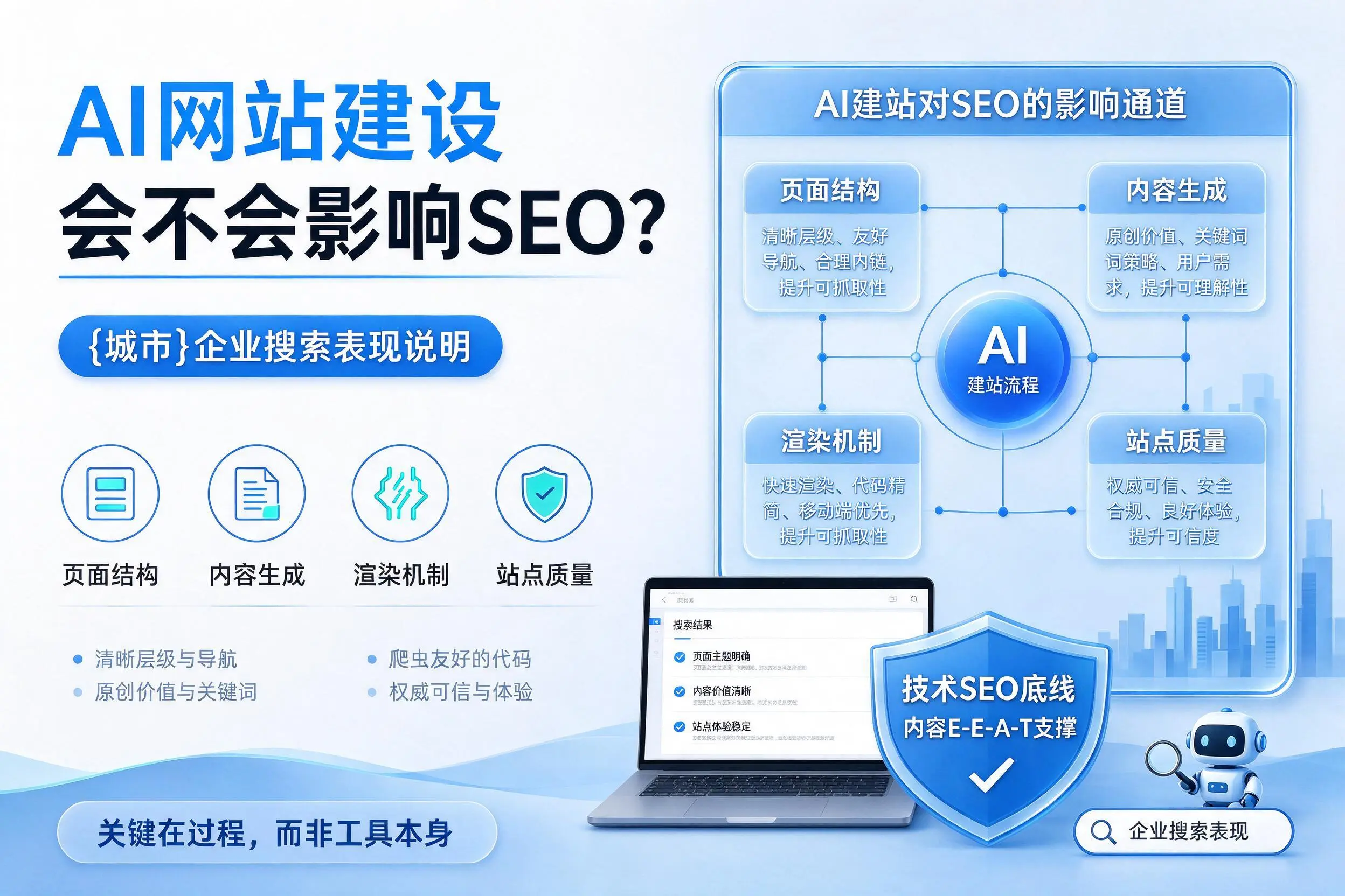 AI网站建设会不会影响SEO？荆门企业搜索表现说明