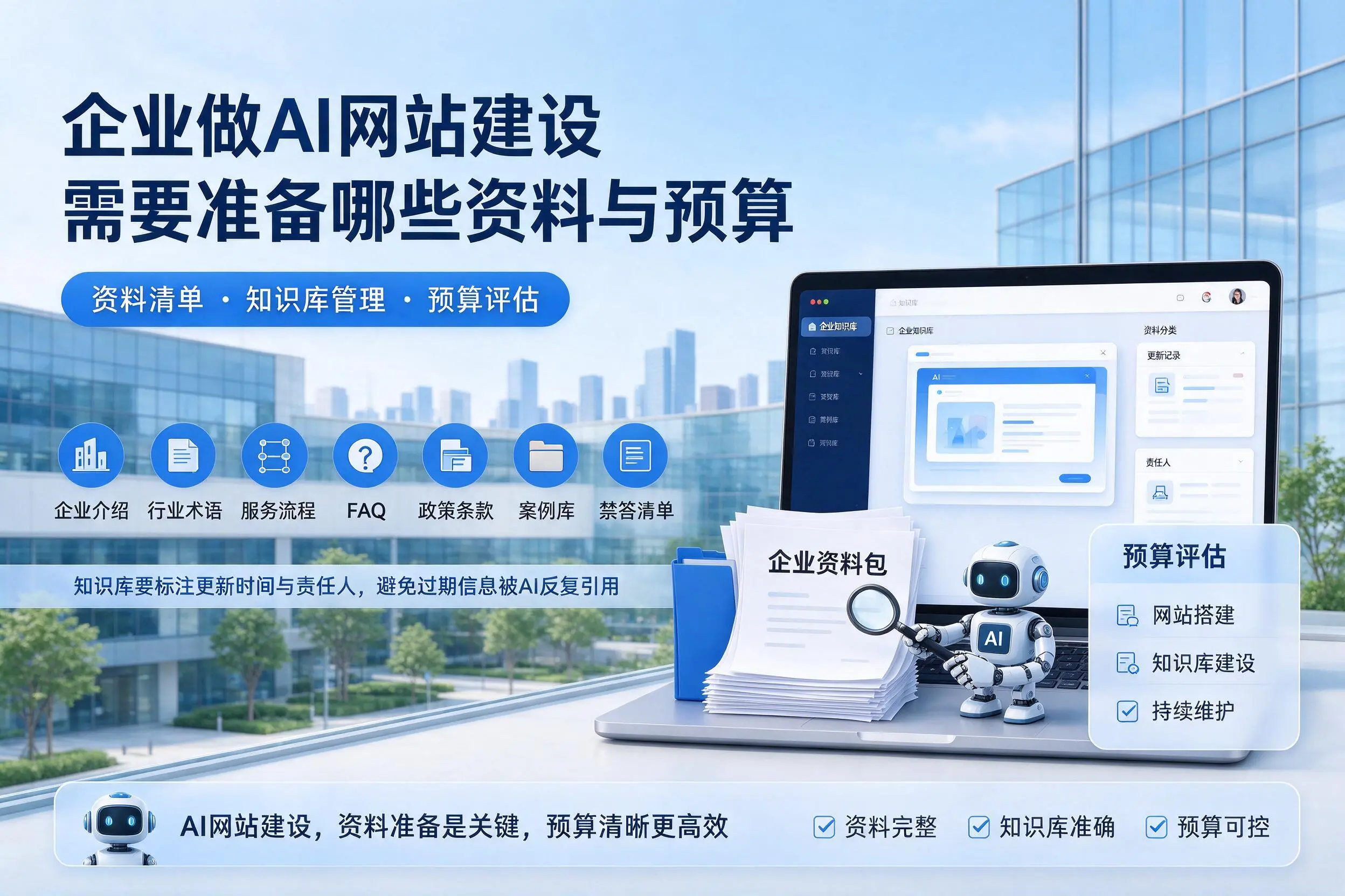 荆门企业做AI网站建设需要准备哪些资料与预算