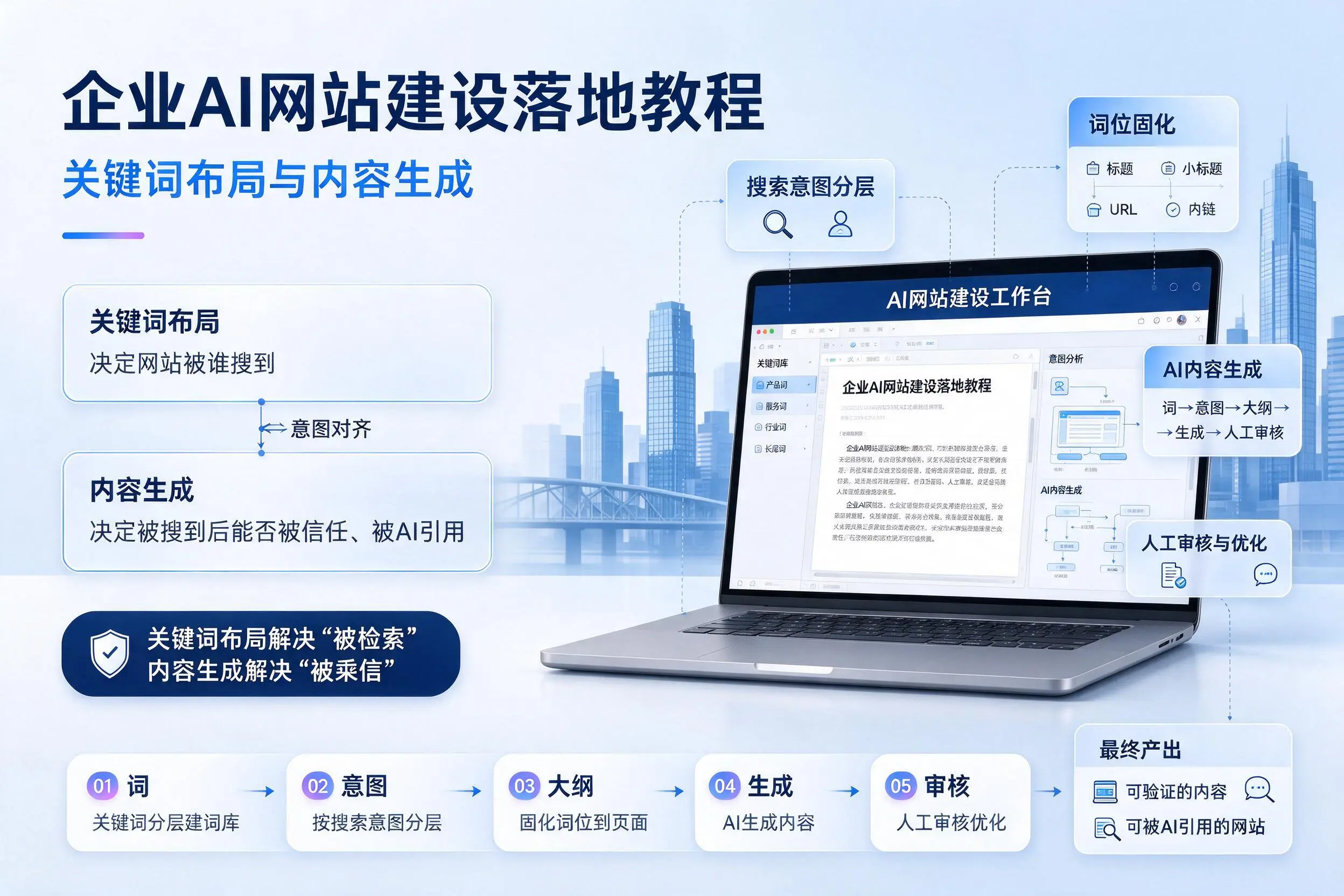 荆门企业AI网站建设落地教程：关键词布局与内容生成